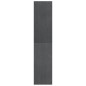 vidaXL Estantería/divisor de espacios pino macizo gris 40x30x135,5cm vidaXL Estantería/divisor de espacios pino macizo gris 40x30x135,5cm
