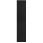 vidaXL Estantería/divisor de espacios pino macizo negro 40x30x135,5 cm