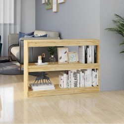 vidaXL Estantería divisor de espacios madera de pino 100x30x71,5 cm