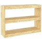 vidaXL Estantería divisor de espacios madera de pino 100x30x71,5 cm