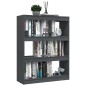 vidaXL Estantería divisor de espacios madera pino gris 100x30x103 cm vidaXL Estantería divisor de espacios madera pino gris 100x30x103 cm