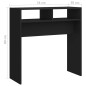 vidaXL Mesa consola de madera contrachapada negro 78x30x80 cm vidaXL Mesa consola de madera contrachapada negro 78x30x80 cm
