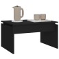 vidaXL Mesa de centro madera contrachapada blanco 68x50x38 cm vidaXL Mesa de centro madera contrachapada blanco 68x50x38 cm