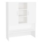 vidaXL Armario de lavadora blanco 70,5x25,5x90 cm vidaXL Armario de lavadora blanco 70,5x25,5x90 cm