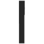 vidaXL Armario de lavadora negro 64x25,5x190 cm