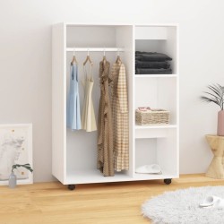vidaXL Armario de madera de ingeniería blanco 80x40x110 cm