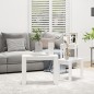 vidaXL Mesas apilables 3 piezas madera contrachapada blanco vidaXL Mesas apilables 3 piezas madera contrachapada blanco