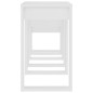 vidaXL Mesas apilables 3 piezas madera contrachapada blanco vidaXL Mesas apilables 3 piezas madera contrachapada blanco