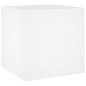 vidaXL Jardinera de madera contrachapada blanco 40x40x40 cm vidaXL Jardinera de madera contrachapada blanco 40x40x40 cm