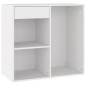 vidaXL Armario de maquillaje madera contrachapada blanco 80x40x75 cm vidaXL Armario de maquillaje madera contrachapada blanco 80x40x75 cm