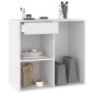 vidaXL Armario de maquillaje madera contrachapada blanco 80x40x75 cm vidaXL Armario de maquillaje madera contrachapada blanco 80x40x75 cm