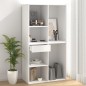 vidaXL Armario de maquillaje madera contrachapada blanco 80x40x75 cm vidaXL Armario de maquillaje madera contrachapada blanco 80x40x75 cm