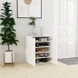 vidaXL Mueble zapatero de madera de ingeniería blanco 60x35x70 cm vidaXL Mueble zapatero de madera de ingeniería blanco 60x35x70 cm