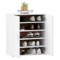 vidaXL Mueble zapatero de madera de ingeniería blanco 60x35x70 cm vidaXL Mueble zapatero de madera de ingeniería blanco 60x35x70 cm