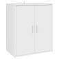 vidaXL Mueble zapatero de madera de ingeniería blanco 60x35x70 cm vidaXL Mueble zapatero de madera de ingeniería blanco 60x35x70 cm