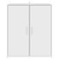 vidaXL Mueble zapatero de madera de ingeniería blanco 60x35x70 cm vidaXL Mueble zapatero de madera de ingeniería blanco 60x35x70 cm