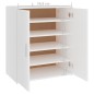 vidaXL Mueble zapatero de madera de ingeniería blanco 60x35x70 cm vidaXL Mueble zapatero de madera de ingeniería blanco 60x35x70 cm