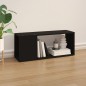 vidaXL Mueble para TV madera contrachapada negro 80x24x32 cm vidaXL Mueble para TV madera contrachapada negro 80x24x32 cm