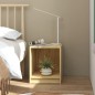 vidaXL Mesitas de noche 2 uds madera maciza de pino 35,5x33,5x41,5 cm vidaXL Mesitas de noche 2 uds madera maciza de pino 35,5x33,5x41,5 cm