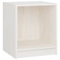 vidaXL Mesita de noche 2 uds madera de pino blanco 35,5x33,5x41,5 cm vidaXL Mesita de noche 2 uds madera de pino blanco 35,5x33,5x41,5 cm
