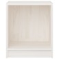 vidaXL Mesita de noche 2 uds madera de pino blanco 35,5x33,5x41,5 cm vidaXL Mesita de noche 2 uds madera de pino blanco 35,5x33,5x41,5 cm