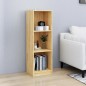 vidaXL Estantería/divisor de espacios madera pino maciza 36x33x110 cm vidaXL Estantería/divisor de espacios madera pino maciza 36x33x110 cm