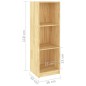 vidaXL Estantería/divisor de espacios madera pino maciza 36x33x110 cm vidaXL Estantería/divisor de espacios madera pino maciza 36x33x110 cm