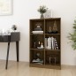 vidaXL Estantería de madera maciza de pino marrón 70x33x110 cm vidaXL Estantería de madera maciza de pino marrón 70x33x110 cm