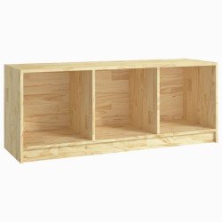 vidaXL Mueble de TV madera maciza de pino 104x33x41 cm