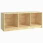 vidaXL Mueble de TV madera maciza de pino 104x33x41 cm vidaXL Mueble de TV madera maciza de pino 104x33x41 cm