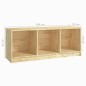 vidaXL Mueble de TV madera maciza de pino 104x33x41 cm vidaXL Mueble de TV madera maciza de pino 104x33x41 cm