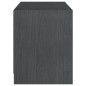 vidaXL Mueble de TV madera maciza de pino gris 104x33x41 cm vidaXL Mueble de TV madera maciza de pino gris 104x33x41 cm