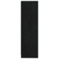 vidaXL Estantería/divisor de espacios madera pino negro 104x33,5x110cm