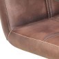 vidaXL Silla voladiza comedor 4 uds cuero auténtico marrón envejecido vidaXL Silla voladiza comedor 4 uds cuero auténtico marrón envejecido