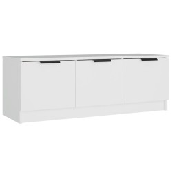 vidaXL Mueble de TV madera contrachapada blanco 102x35x36,5 cm