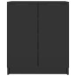 vidaXL Mueble zapatero madera contrachapada negro 59x35x70 cm vidaXL Mueble zapatero madera contrachapada negro 59x35x70 cm