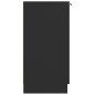 vidaXL Mueble zapatero madera contrachapada negro 59x35x70 cm vidaXL Mueble zapatero madera contrachapada negro 59x35x70 cm