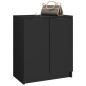 vidaXL Mueble zapatero madera contrachapada negro 59x35x70 cm vidaXL Mueble zapatero madera contrachapada negro 59x35x70 cm