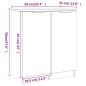 vidaXL Mueble zapatero madera contrachapada negro 59x35x70 cm vidaXL Mueble zapatero madera contrachapada negro 59x35x70 cm