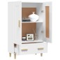 vidaXL Aparador de madera contrachapada blanco 70x31x115 cm vidaXL Aparador de madera contrachapada blanco 70x31x115 cm