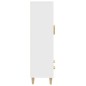 vidaXL Aparador de madera contrachapada blanco 70x31x115 cm vidaXL Aparador de madera contrachapada blanco 70x31x115 cm