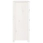 vidaXL Aparador de madera maciza de pino blanco 70x35x80 cm vidaXL Aparador de madera maciza de pino blanco 70x35x80 cm