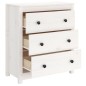 vidaXL Aparador de madera maciza de pino blanco 70x35x80 cm vidaXL Aparador de madera maciza de pino blanco 70x35x80 cm