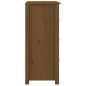 vidaXL Aparador de madera maciza de pino marrón miel 70x35x80 cm vidaXL Aparador de madera maciza de pino marrón miel 70x35x80 cm