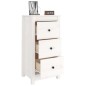 vidaXL Aparadores 2 uds madera maciza de pino blanco 40x35x80 cm vidaXL Aparadores 2 uds madera maciza de pino blanco 40x35x80 cm