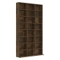 vidaXL Estantería de CD contrachapada roble ahumado 102x23x177,5 cm vidaXL Estantería de CD contrachapada roble ahumado 102x23x177,5 cm