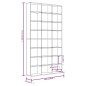 vidaXL Estantería de CD contrachapada roble ahumado 102x23x177,5 cm vidaXL Estantería de CD contrachapada roble ahumado 102x23x177,5 cm