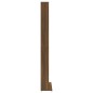 vidaXL Estantería de CD contrachapada marrón roble 102x23x177,5 cm