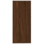 vidaXL Aparador madera contrachapada color roble marrón 88x30x70 cm vidaXL Aparador madera contrachapada color roble marrón 88x30x70 cm