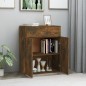 vidaXL Aparador madera contrachapada color roble ahumado 60x30x75 cm vidaXL Aparador madera contrachapada color roble ahumado 60x30x75 cm
